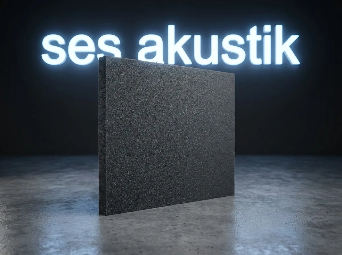 30 mm Akustik Yanmaz Düz Sünger