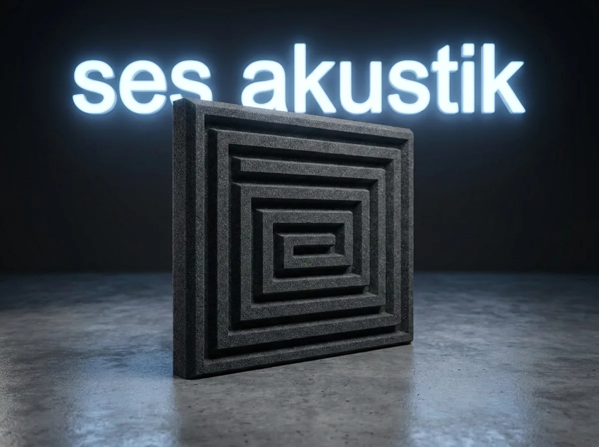 40 mm Akustik Yanmaz Labirent Sünger
