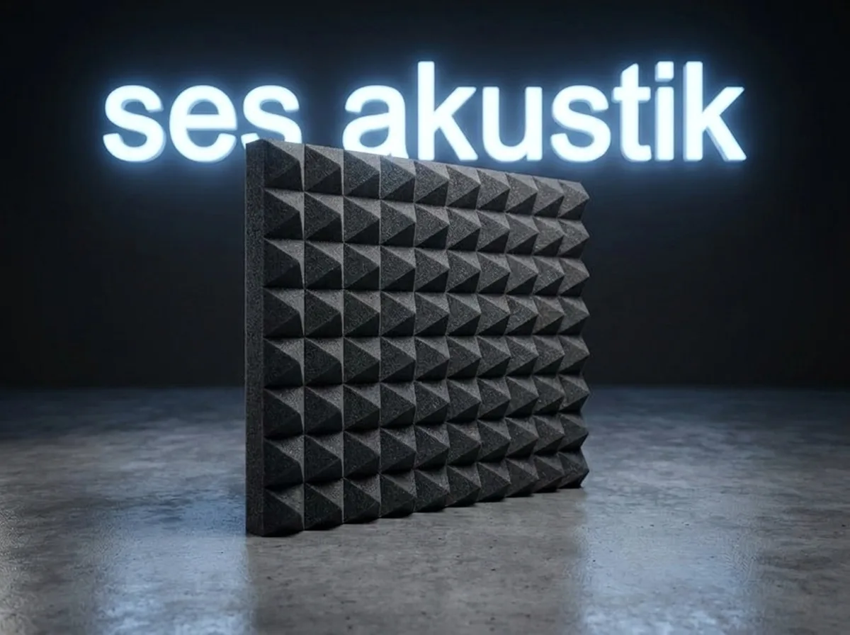 50 mm Akustik Yanmaz Piramit Sünger