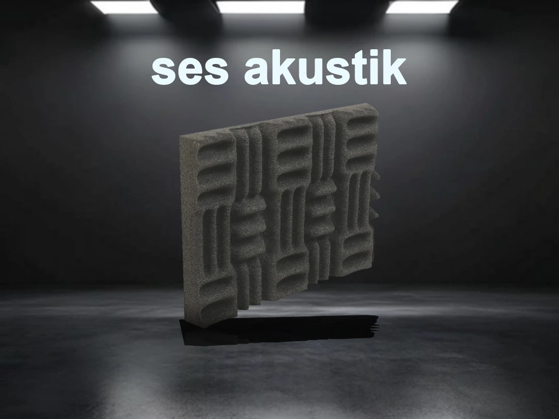 50 mm Akustik Yanmaz Labirent Sünger