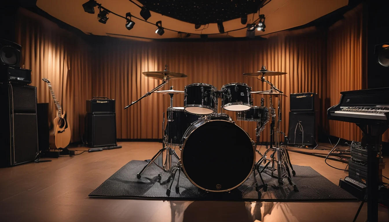 Müzik prova odası piramit sünger uygulaması