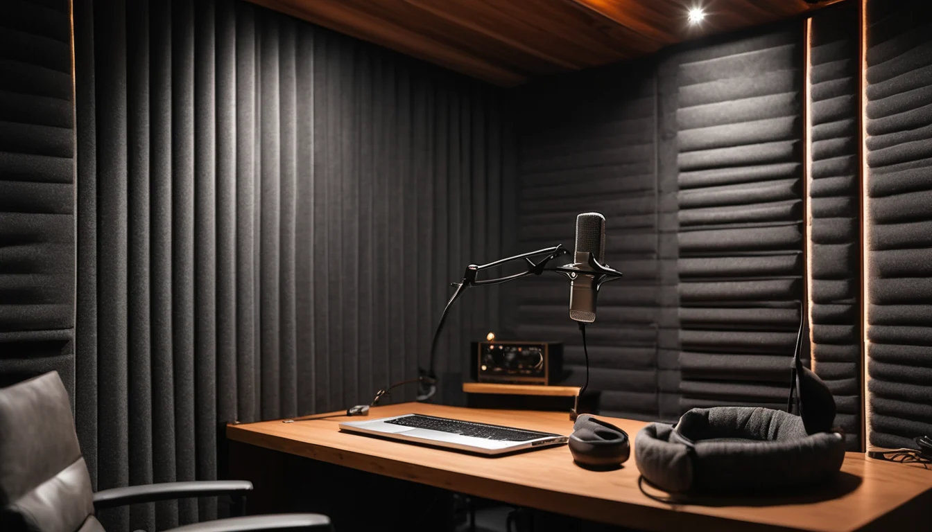 Podcast ve yayıncı odası akustik uygulaması